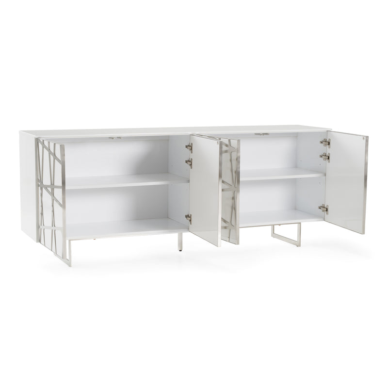 Kilson - Modern White Buffet — view 4