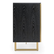 Kilson - Modern Black Oak & Champagne Gold Buffet — view 2