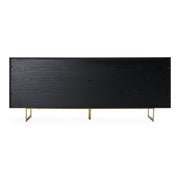 Kilson - Modern Black Oak & Champagne Gold Buffet — view 3