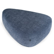 Kinsey - Modern Blue Large River Rock Ottoman — view 3