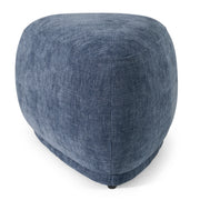 Kinsey - Modern Blue Small River Rock Ottoman — view 4