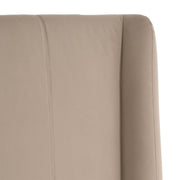 Kiro + Roma - Modern Tan Fabric + Walnut 4-Piece Bedroom Set — view 5