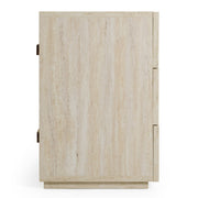 Lago - Modern Faux Travertine Dresser — view 3