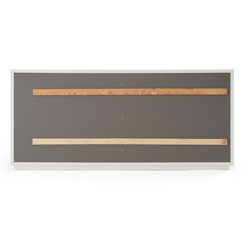 Lago - Modern Faux Travertine Dresser — view 4