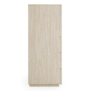 Lago - Modern Faux Travertine Chest
