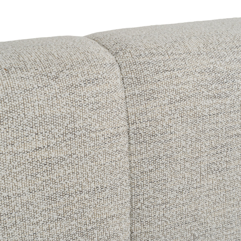 Lamont + Brooklyn - Modern Beige Fabric + Walnut 4-Piece Bedroom Set — view 5