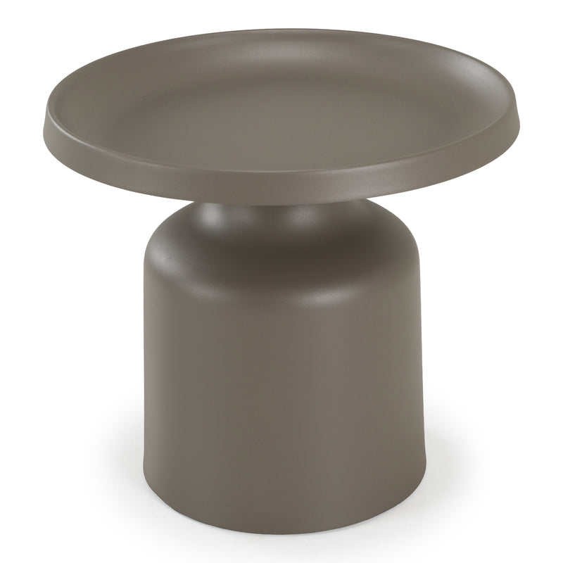 Lanuza - Outdoor Taupe End Table — view 2
