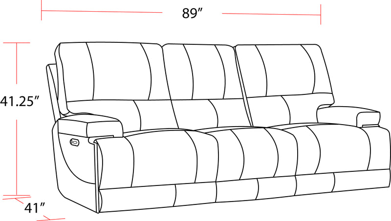 Parker Living Whitman - Verona Linen - Powered By Freemotion Power Reclining Sofa and Recliner