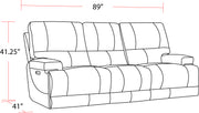 Parker Living Whitman - Verona Coffee - Powered By Freemotion Power Reclining Sofa and Loveseat