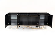 Legend Modern Black & Gold Buffet — view 4