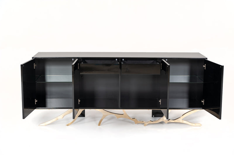 Legend Modern Black & Gold Buffet — view 4