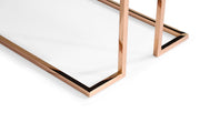 Legend Modern Green Velvet & Rosegold Dining Chair (Set of 2) — view 5
