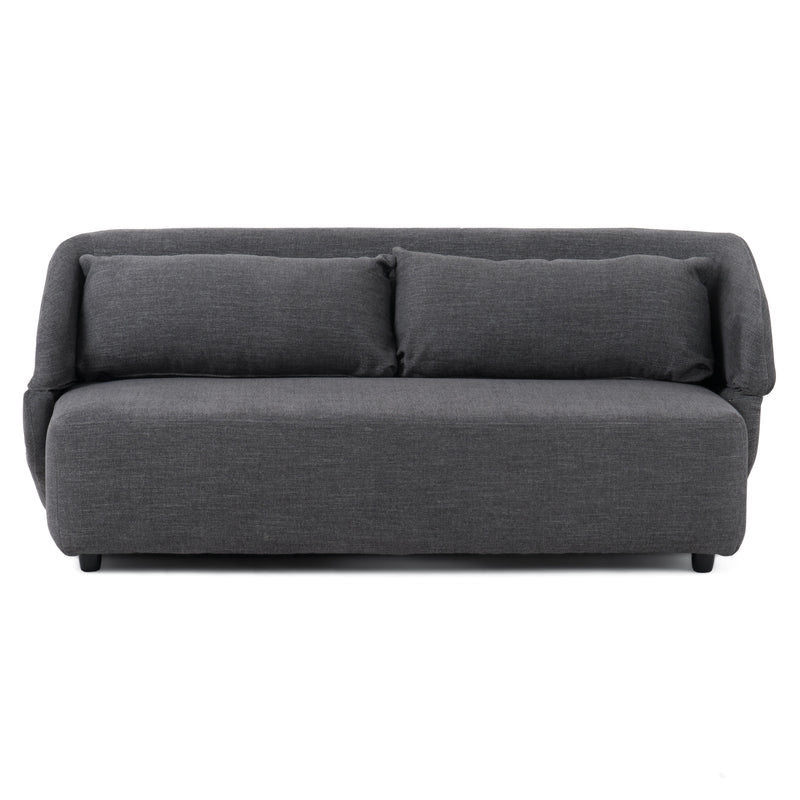 Lerner - Modern Dark Grey Fabric Sofa Bed — view 2