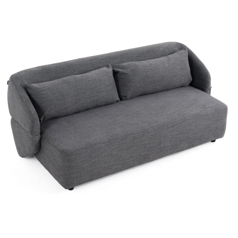 Lerner - Modern Dark Grey Fabric Sofa Bed — view 4