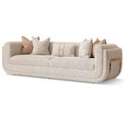 AICO Furniture Savannah Breeze Mansion Sofa Cashmere in Bright Gold image