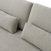 Loki - Modern Grey Fabric 4-Seat Sofa — view 4