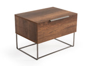 Lorenzo Italian Modern Light Oak Nightstand — view 3