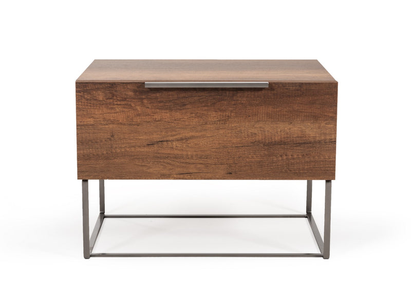 Lorenzo Italian Modern Light Oak Nightstand — view 4