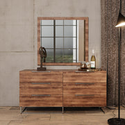 Lorenzo Italian Modern Light Oak 4-Piece Bedroom Set — view 2