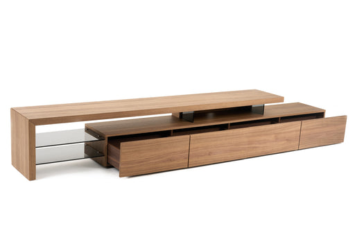Loreta - Modern Walnut TV Stand — view 2