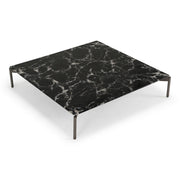 Lothal - Modern Black Faux Marble Coffee Table — view 2