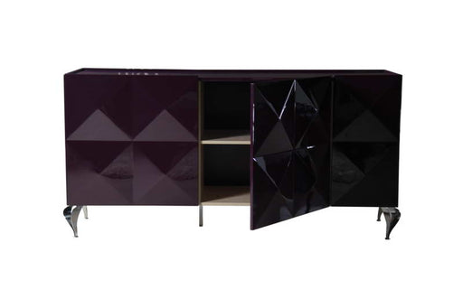 Versus Eva Purple Lacquer 3-Door Buffet