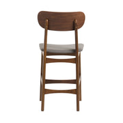 Lynn - Modern Grey & Walnut Counter Chair (Set of 2) — view 5