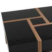 Makai Modern Black & Walnut Coffee Table — view 5
