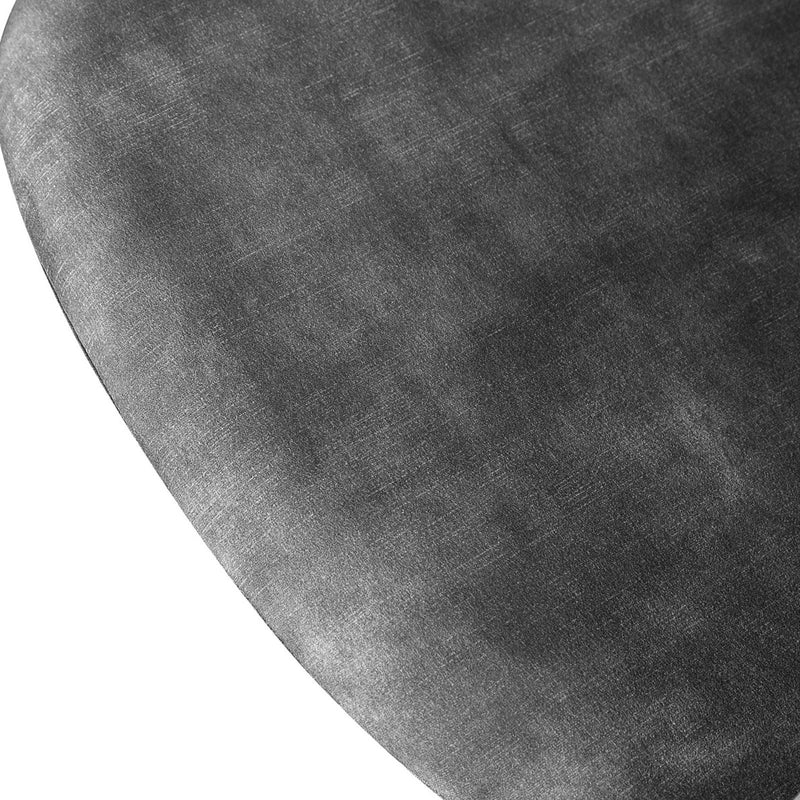 Malvern Modern Dark Grey Fabric Dining Chair — view 3