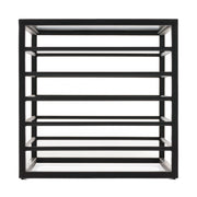 Malvo - Modern Black + Glass End Table — view 3