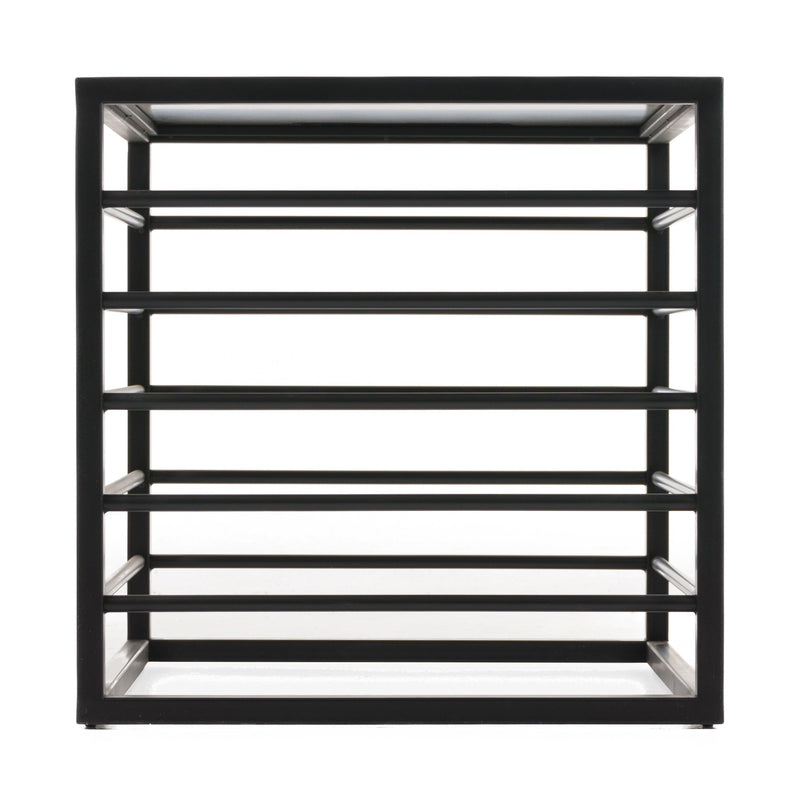 Malvo - Modern Black + Glass End Table — view 3