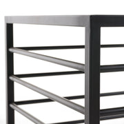 Malvo - Modern Black + Glass End Table — view 2