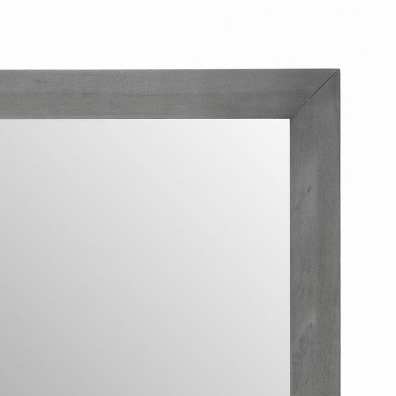 Manhattan- Contemporary Grey Mirror — view 2