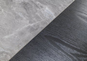 Maranello - Modern Grey Wash & Faux Marble Dresser — view 2