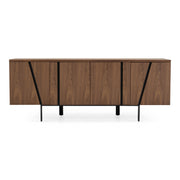 Mario - Modern Walnut Veneer Buffet