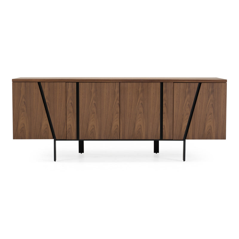 Mario - Modern Walnut Veneer Buffet