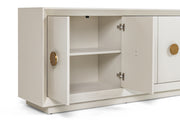 Marjorie - Modern Cream & Brushed Gold Buffet