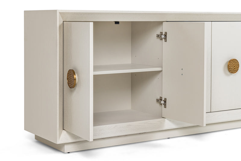 Marjorie - Modern Cream & Brushed Gold Buffet