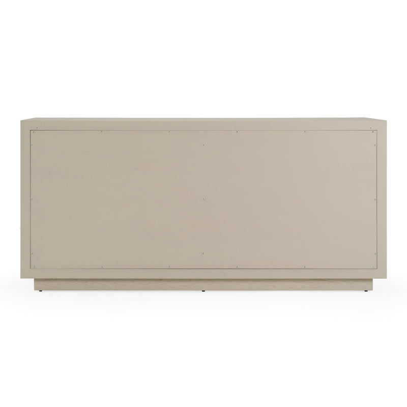 Marjorie - Modern Cream & Brushed Gold Dresser — view 3