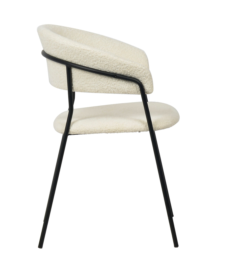 Marlynn - Modern White Dining Chair Set of 2 — view 3