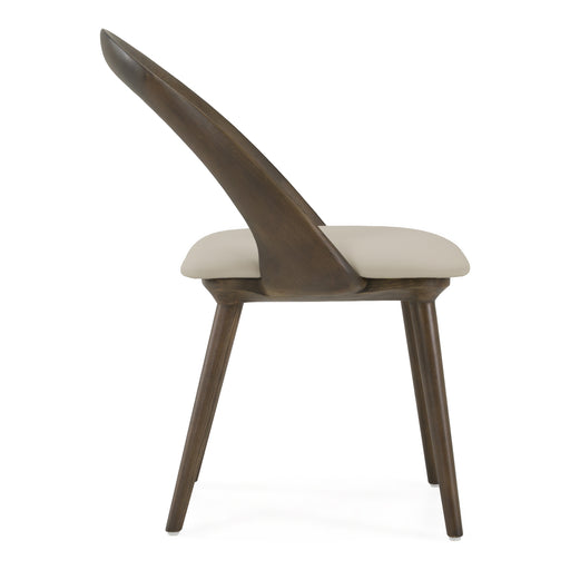 Mason - Mid-Century Modern Beige & Grey Ash Dining Chair (Set of 2) — view 2