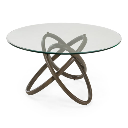 Mason Modern Round Grey Ash Dining Table