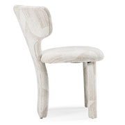 Masuda - Modern Beige Pattern Fabric Dining Chair (Set of 2) — view 4