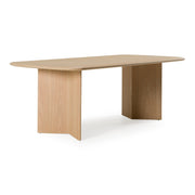 Masuda - Modern Natural Ash Rectangular Dining Table — view 3