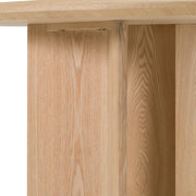 Masuda - Modern Natural Ash Round Dining Table — view 4