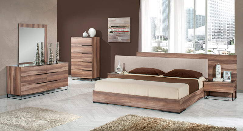 Matteo Italian Modern Walnut Chest