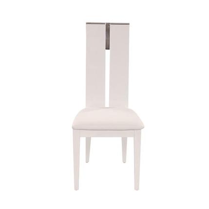 Maxi - White Gloss Chair (Set of 2) — view 3