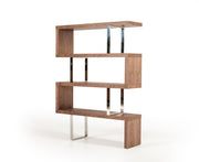 Maze Modern Walnut Bookcase — view 2