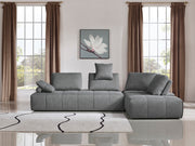 Edgar - Modern Grey Fabric Modular Sectional Sofa — view 2