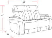 Parker Living Royce - Midnight Power Reclining Loveseat